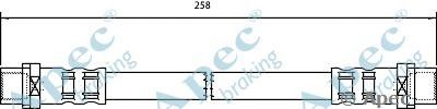 APEC BRAKING hos4042 -  Тормозной шланг